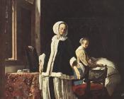 弗朗斯 凡 米里斯 : Young Woman in the Morning